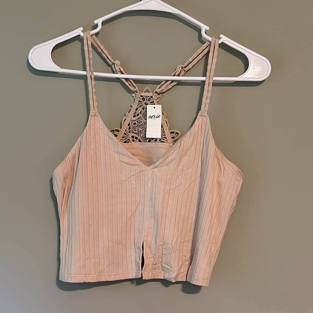 NWT Aerie crop bra tank S